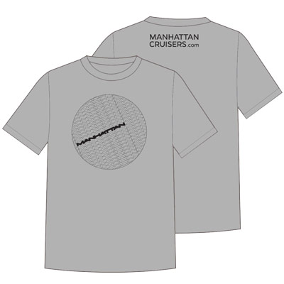 Manhattan Crop Circle Tee T-Shirt