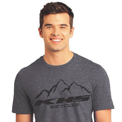 KHS Mountain Tee T-Shirt in Charcoal Gray